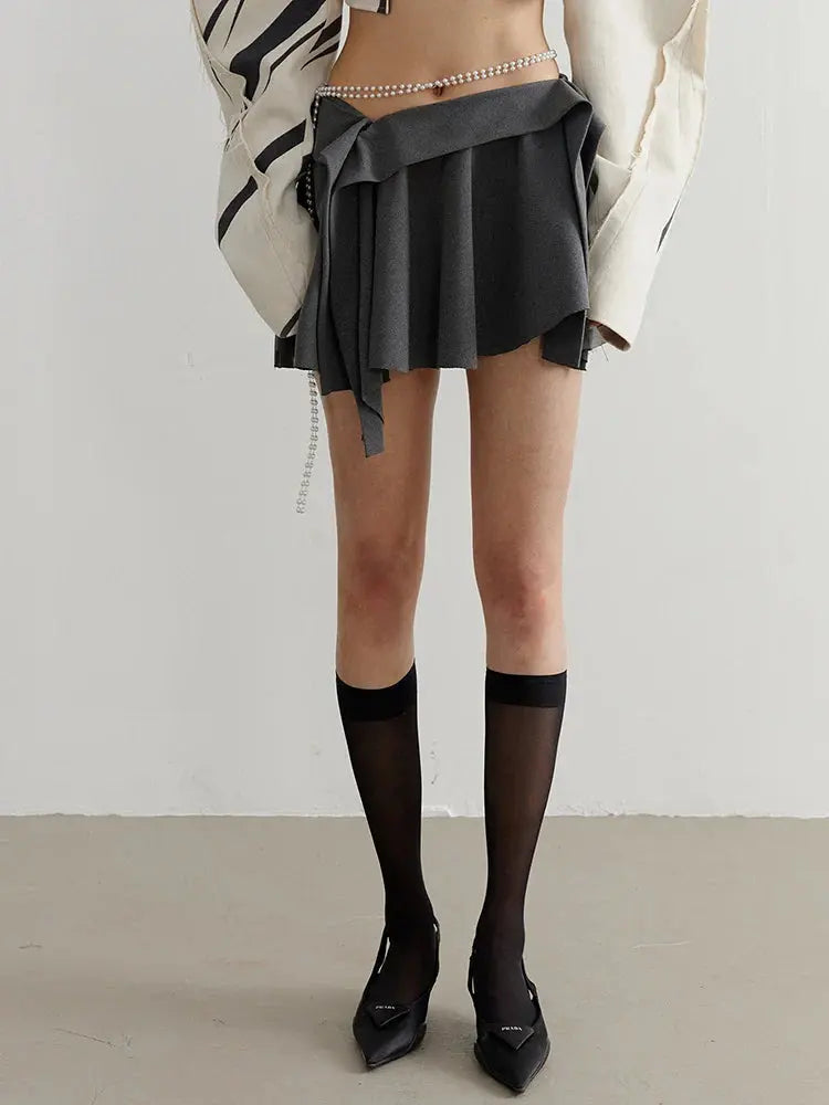 Sayua Ruffle Mini Skirt by Marigold Shadows Marigold Shadows