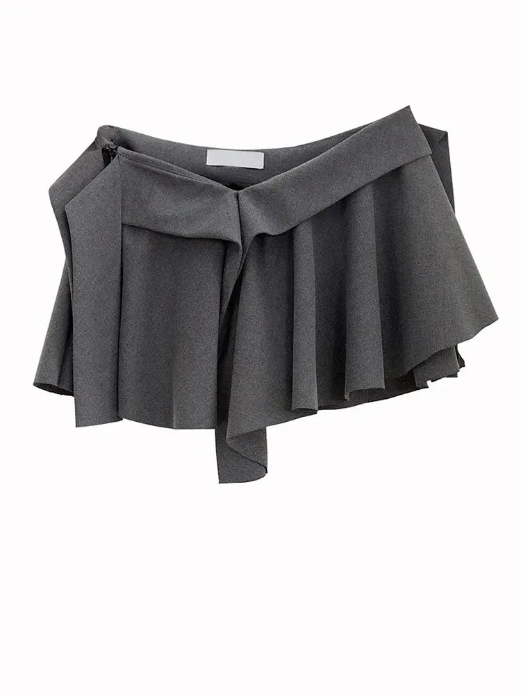 Sayua Ruffle Mini Skirt by Marigold Shadows Marigold Shadows