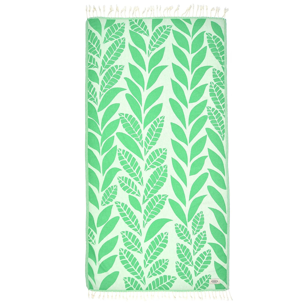 Seaweed Pure Cotton Throw Beach Towel by La'Hammam La'Hammam