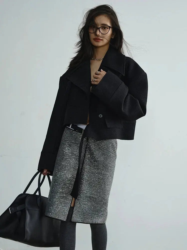 Sheenee Detachable Lace Neck Jacket by Marigold Shadows Marigold Shadows