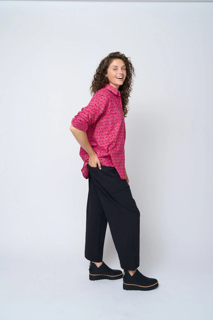 Shore Pant - Black Twill by And For Good And For Good
