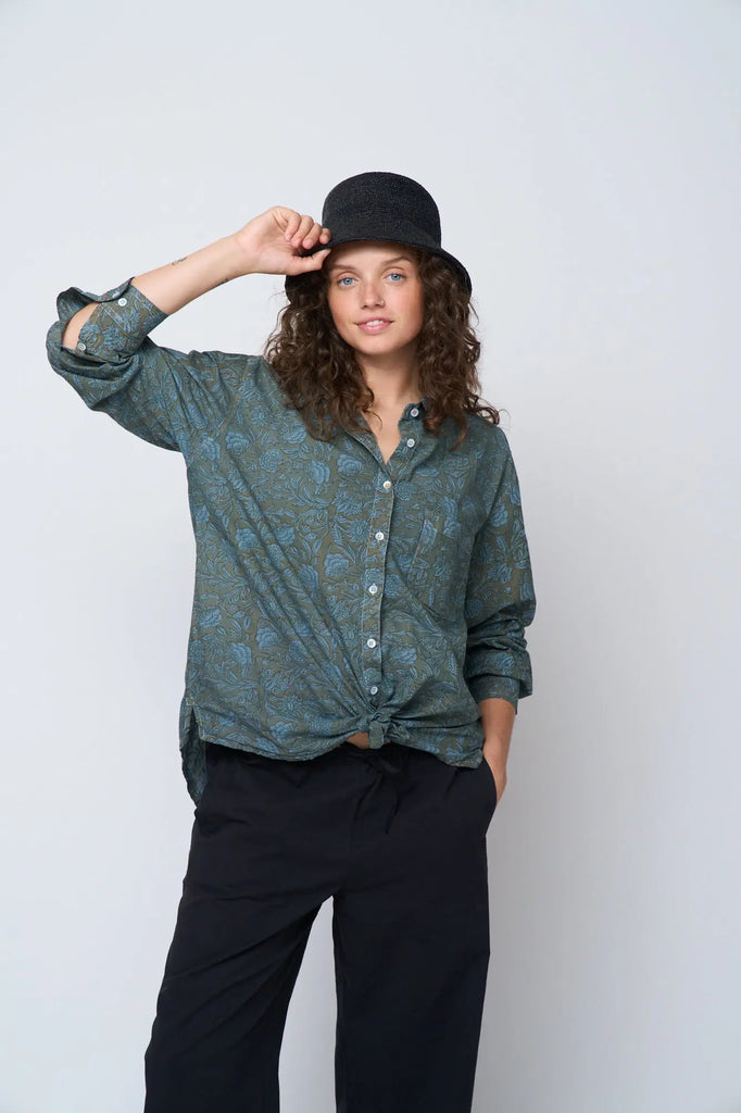 Shore Pant - Black Twill by And For Good And For Good