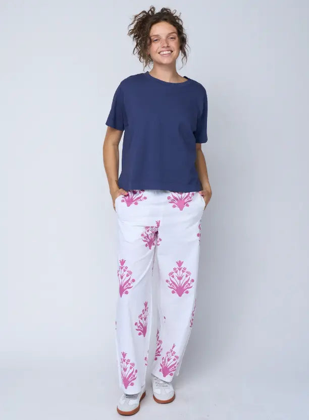 Shore Pant - Cameo Floral Dahlia by And For Good And For Good