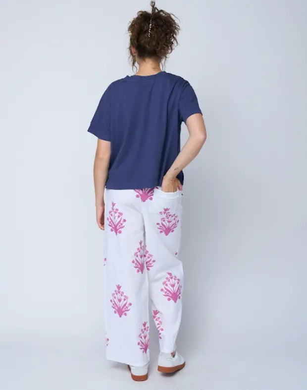 Shore Pant - Cameo Floral Dahlia by And For Good And For Good