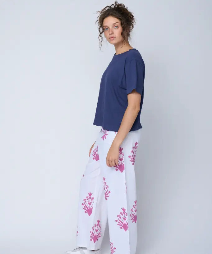 Shore Pant - Cameo Floral Dahlia by And For Good And For Good