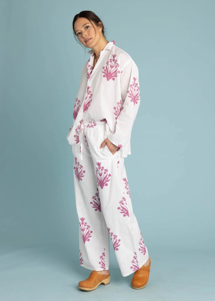 Shore Pant - Cameo Floral Dahlia by And For Good And For Good