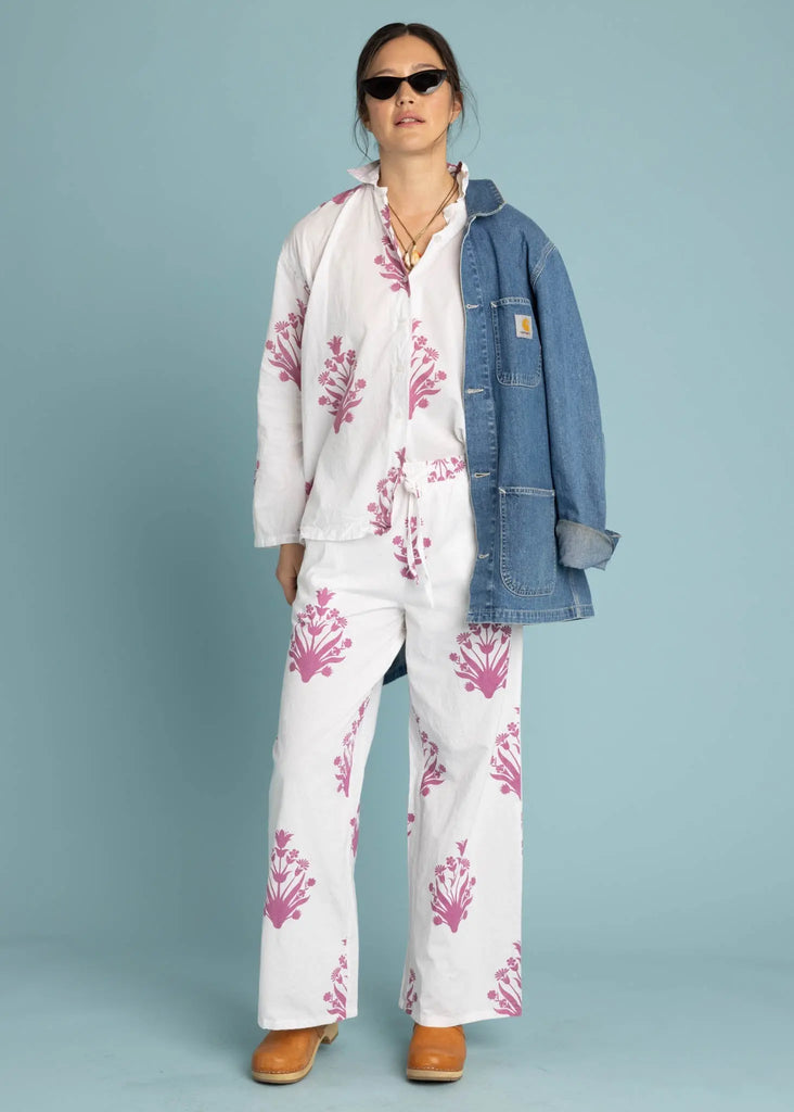 Shore Pant - Cameo Floral Dahlia by And For Good And For Good