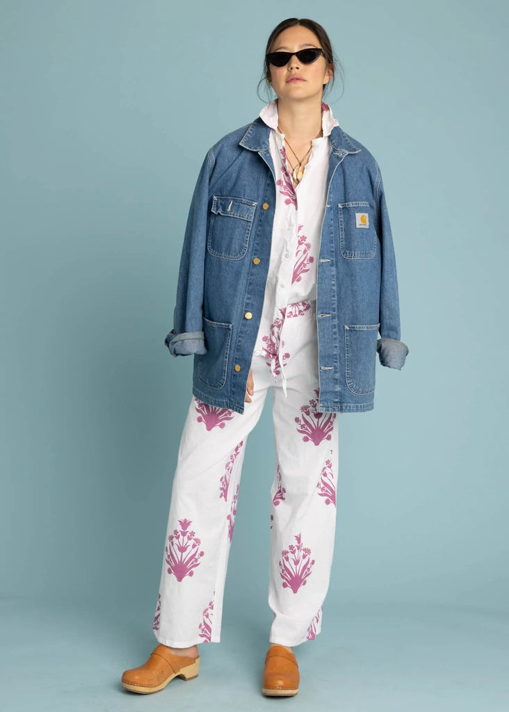 Shore Pant - Cameo Floral Dahlia by And For Good And For Good