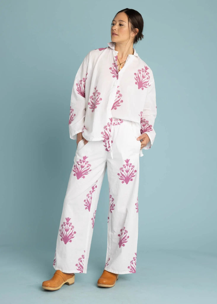 Shore Pant - Cameo Floral Dahlia by And For Good And For Good