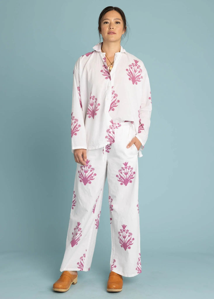 Shore Pant - Cameo Floral Dahlia by And For Good And For Good