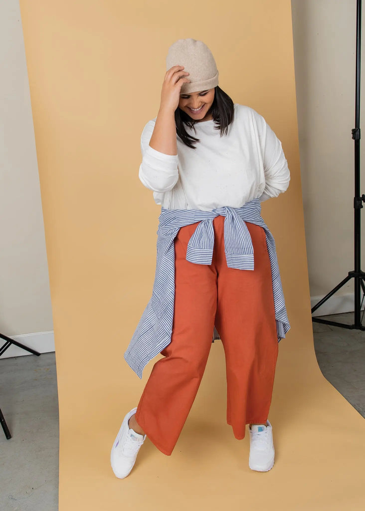 Shore Pant - Clay Twill by And For Good And For Good