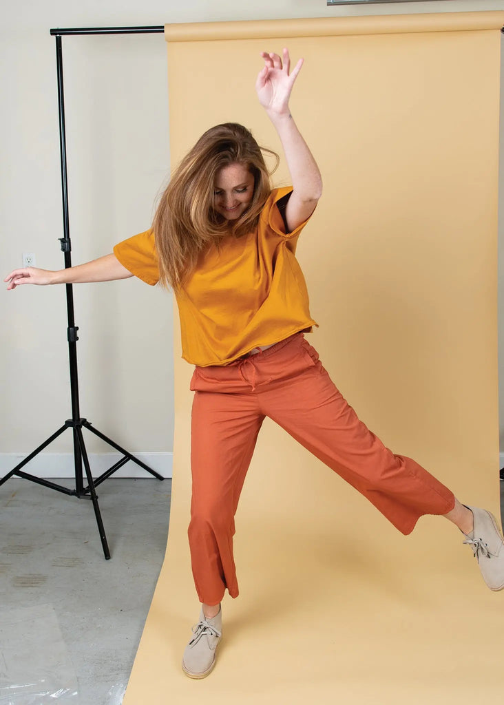 Shore Pant - Clay Twill by And For Good And For Good