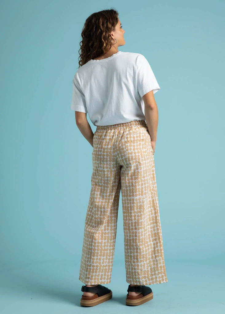 Shore Pant - Messy Dots Baked Clay by And For Good And For Good