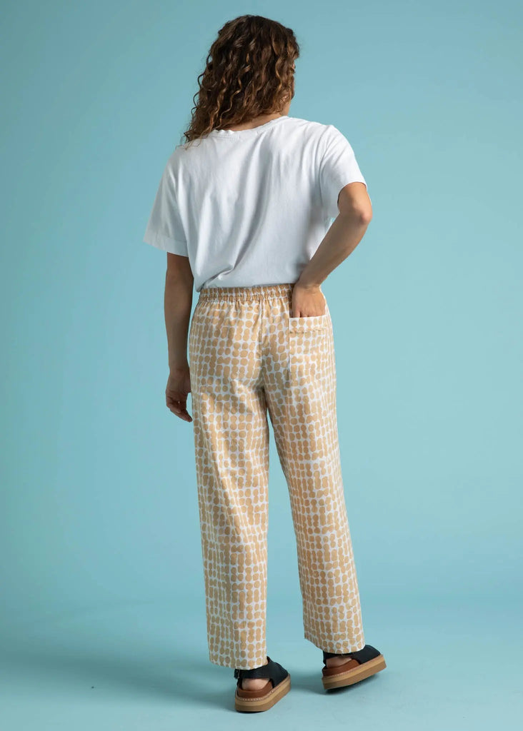 Shore Pant - Messy Dots Baked Clay by And For Good And For Good