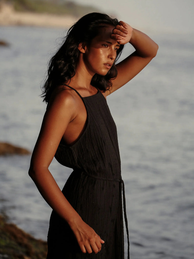 Siesta Dress - Black by The Handloom The Handloom