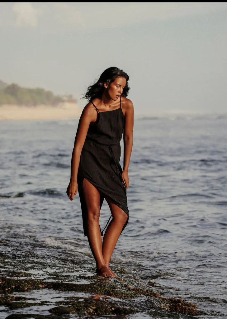 Siesta Dress - Black by The Handloom The Handloom