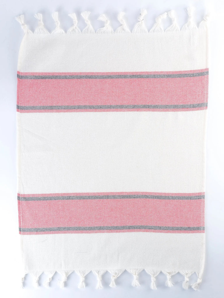 Smyrna Turkish Hand / Kitchen Towel 4 pack 23x17in by La'Hammam La'Hammam