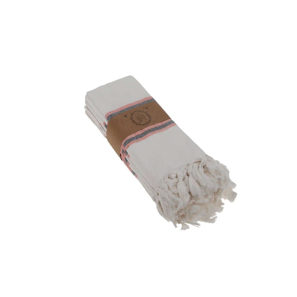 Smyrna Turkish Hand / Kitchen Towel 4 pack 23x17in by La'Hammam La'Hammam