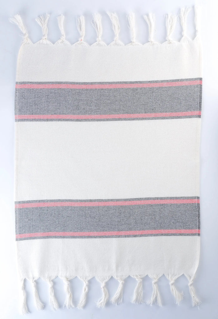 Smyrna Turkish Hand / Kitchen Towel 4 pack 23x17in by La'Hammam La'Hammam