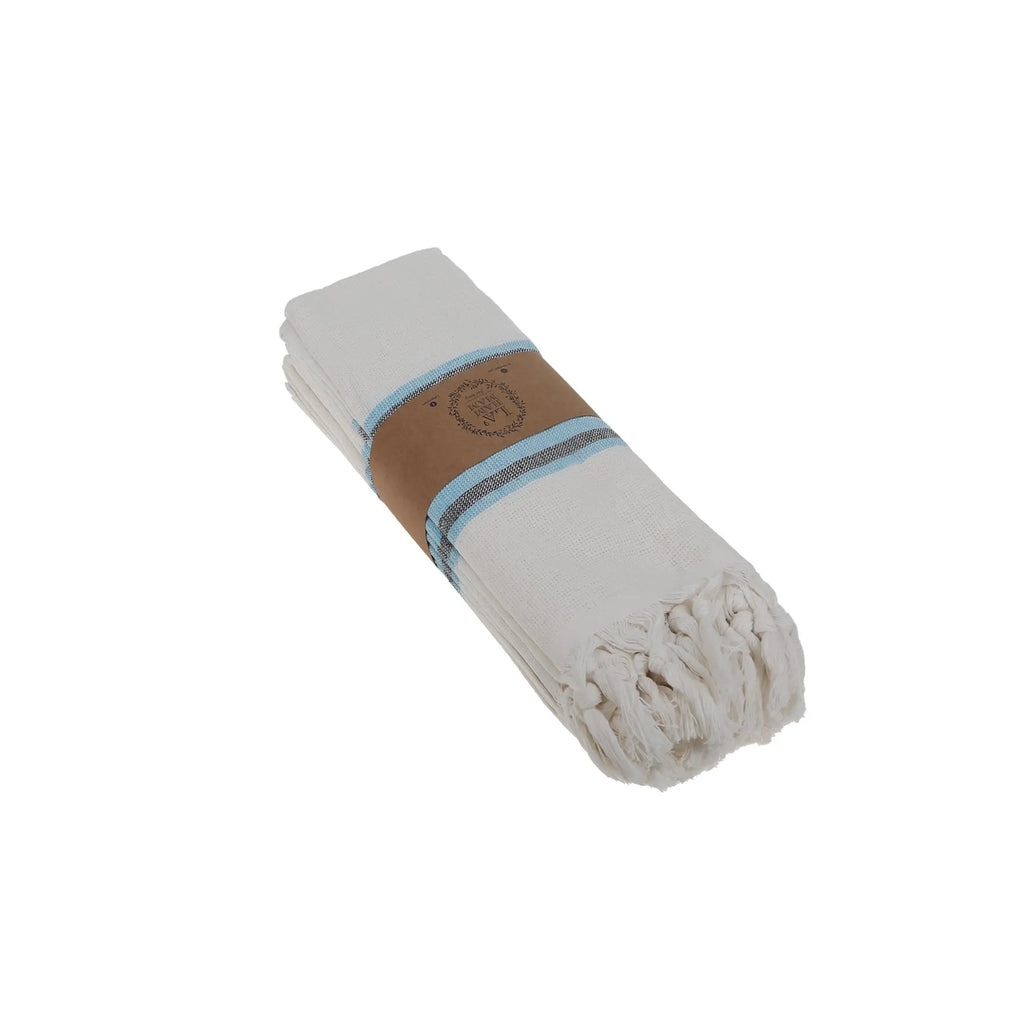 Smyrna Turkish Hand / Kitchen Towel 4 pack 23x17in by La'Hammam La'Hammam