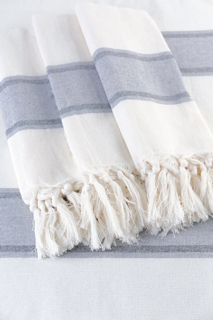 Smyrna Turkish Hand / Kitchen Towel 4 pack 23x17in by La'Hammam La'Hammam