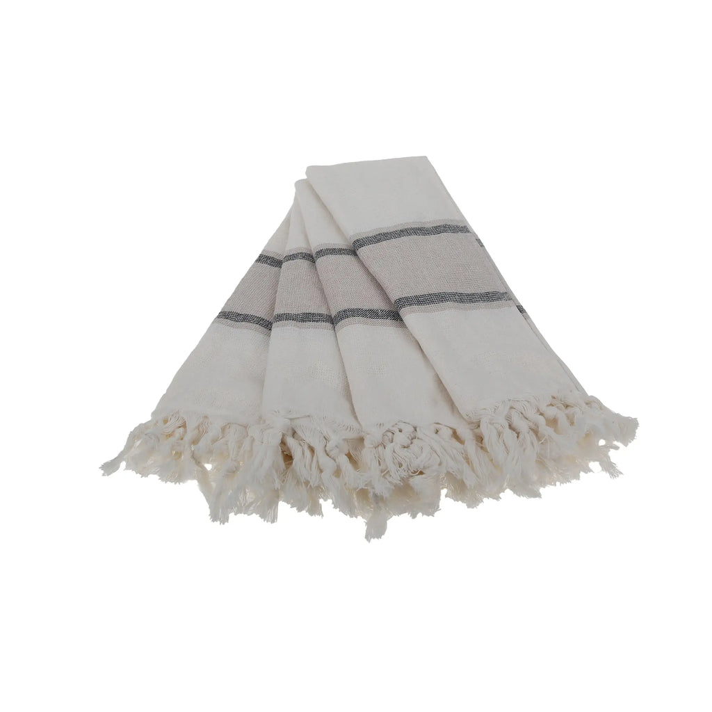 Smyrna Turkish Hand / Kitchen Towel 4 pack 23x17in by La'Hammam La'Hammam