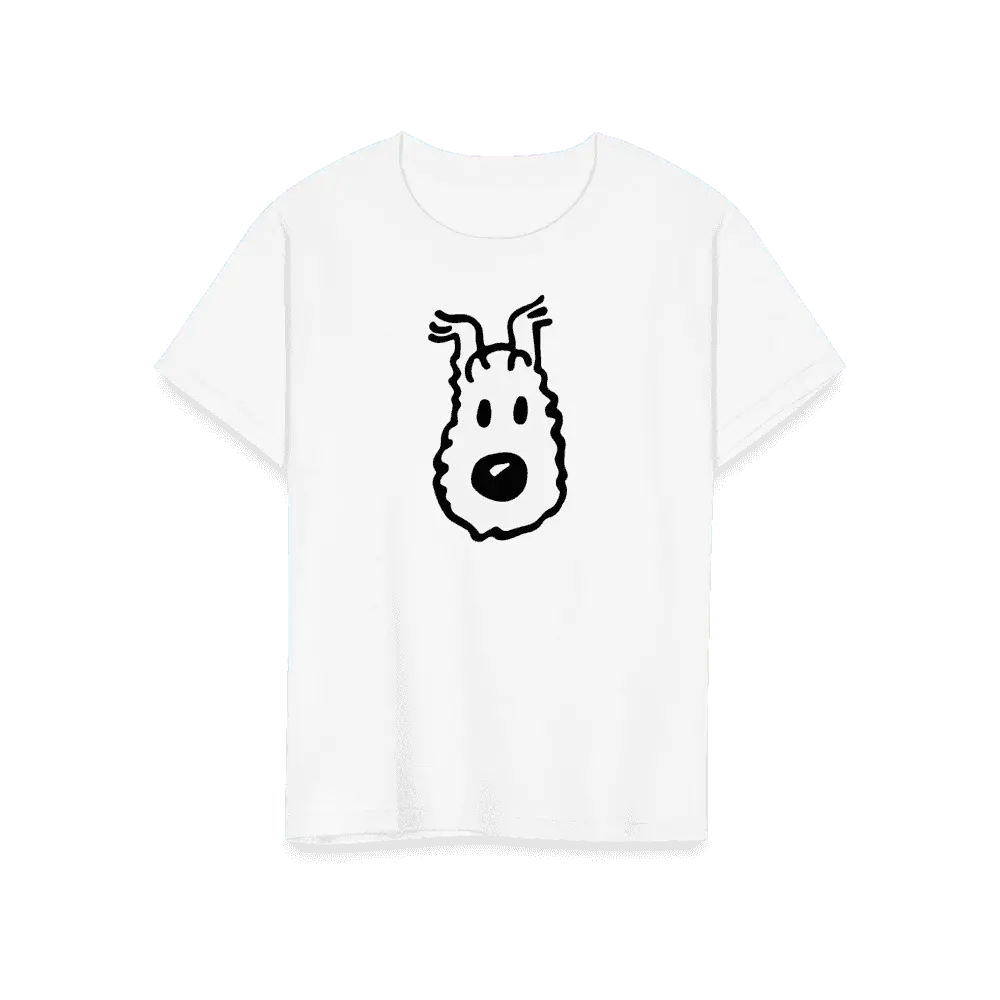 Snowy (Milou), Wire Fox Terrier from Tintin T-Shirt by Art-O-Rama Shop ART-O-RAMA-SHOP