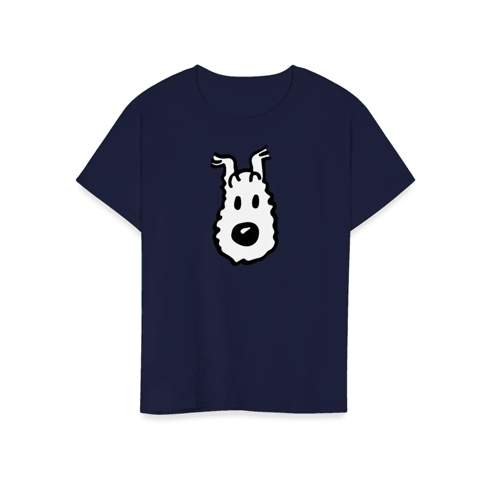 Snowy (Milou), Wire Fox Terrier from Tintin T-Shirt by Art-O-Rama Shop ART-O-RAMA-SHOP