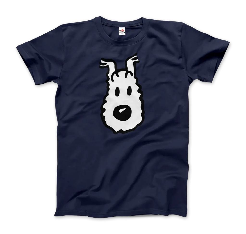 Snowy (Milou), Wire Fox Terrier from Tintin T-Shirt by Art-O-Rama Shop ART-O-RAMA-SHOP
