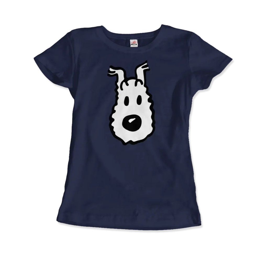Snowy (Milou), Wire Fox Terrier from Tintin T-Shirt by Art-O-Rama Shop ART-O-RAMA-SHOP