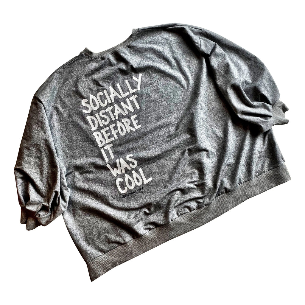 'Socially Distant' Painted Sweater by Wren + Glory Wren + Glory