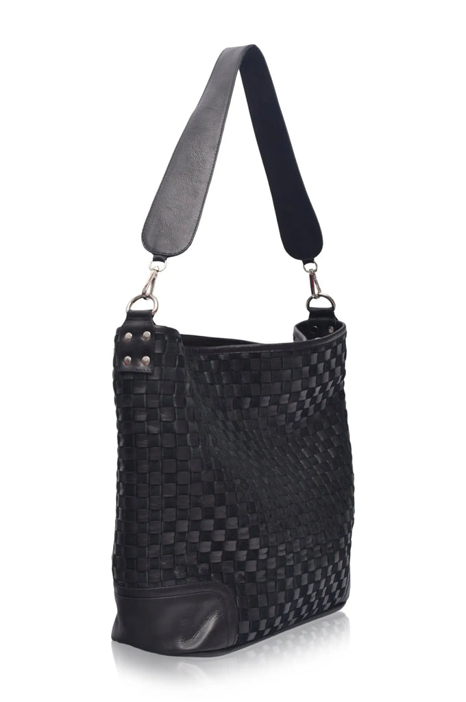 Soho Lane Woven Leather Shoulder Bag by Bali ELF Bali ELF