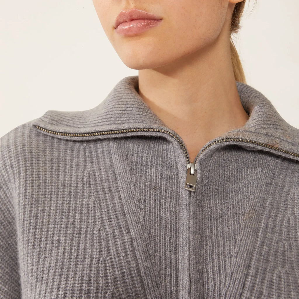 Sophia High Quality Cashmere Pullover  Quarter Zip by Italic Italic