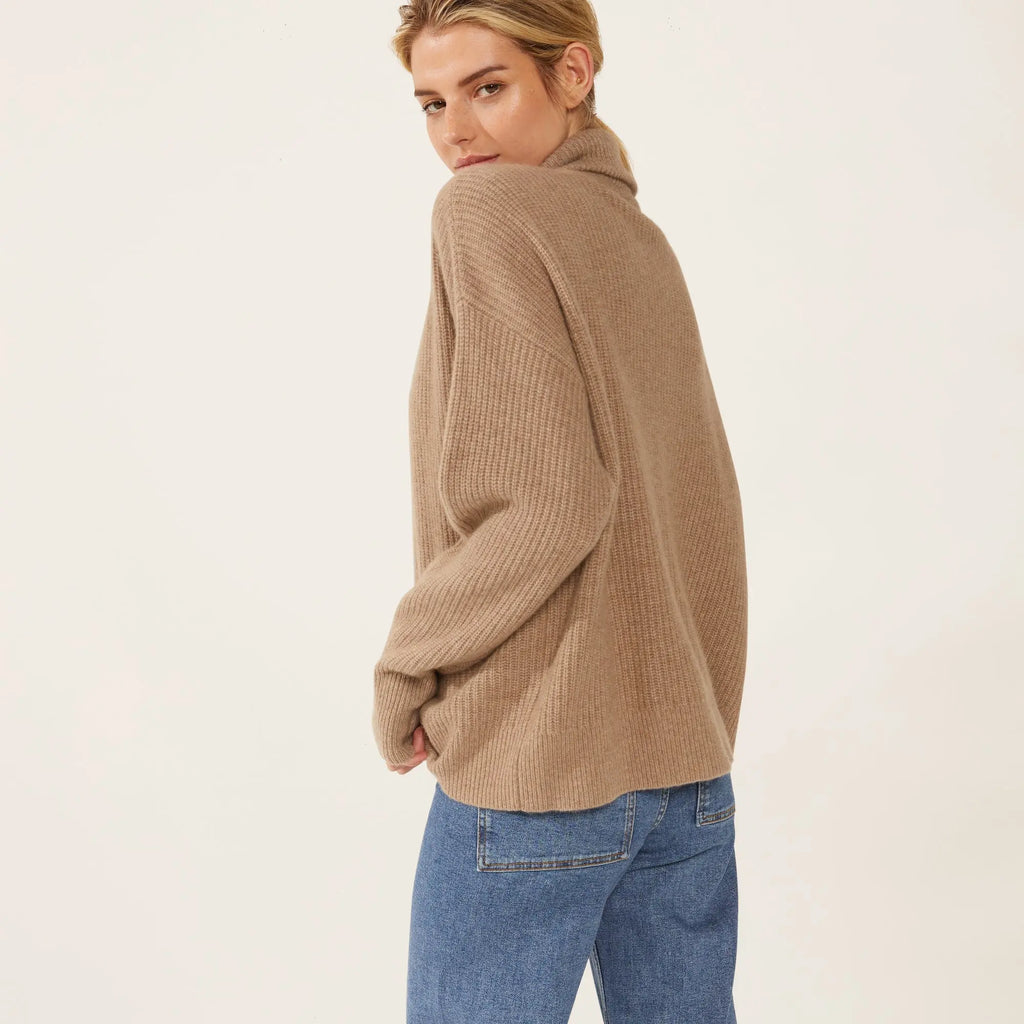 Sophia High Quality Cashmere Pullover  Quarter Zip by Italic Italic