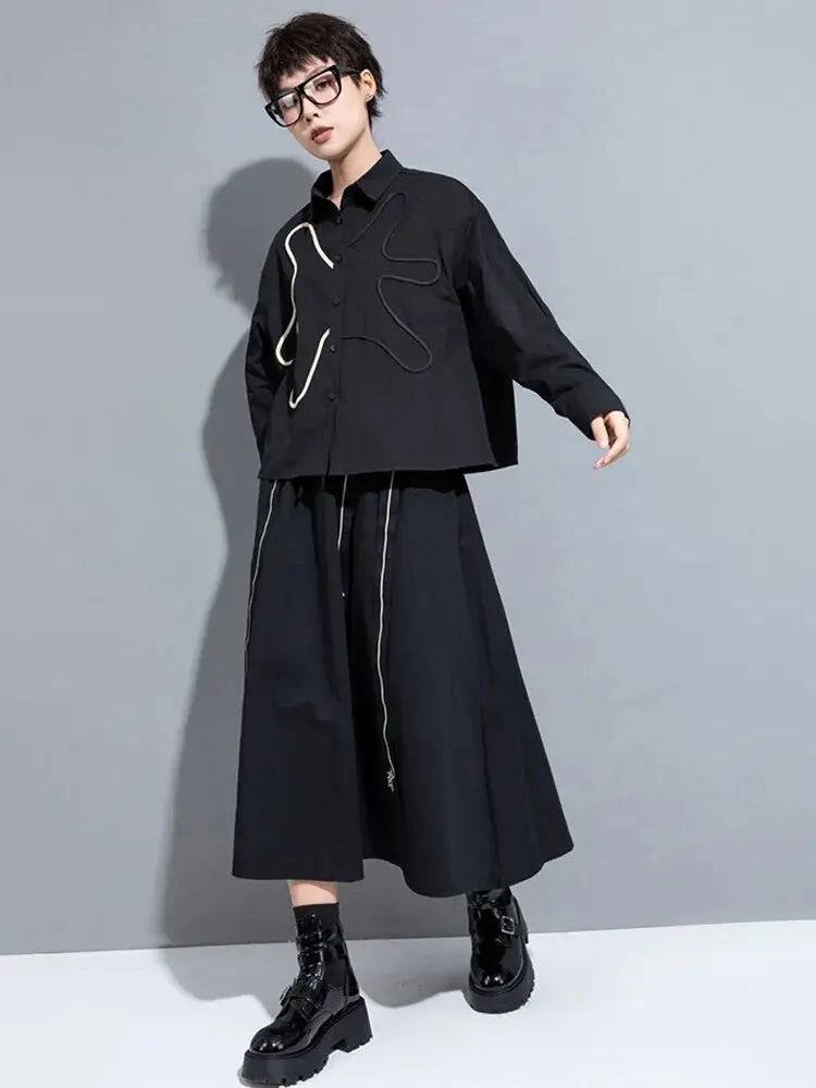 Splot Squiggle Blouse by Marigold Shadows Marigold Shadows