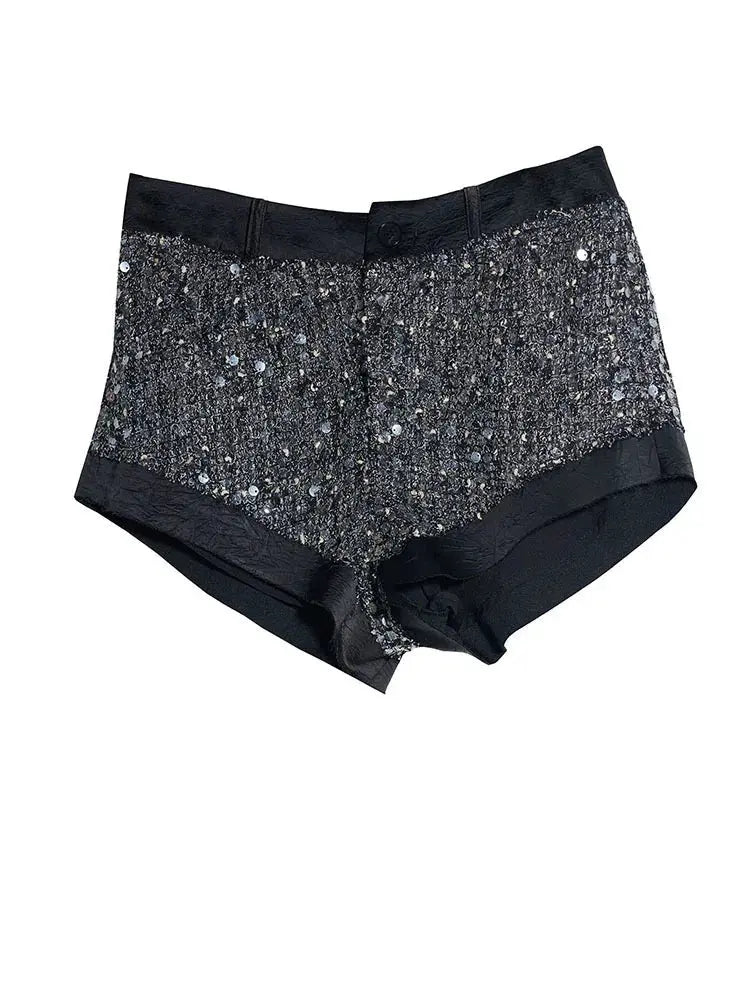 Stunner Sequin Shorts by Marigold Shadows Marigold Shadows