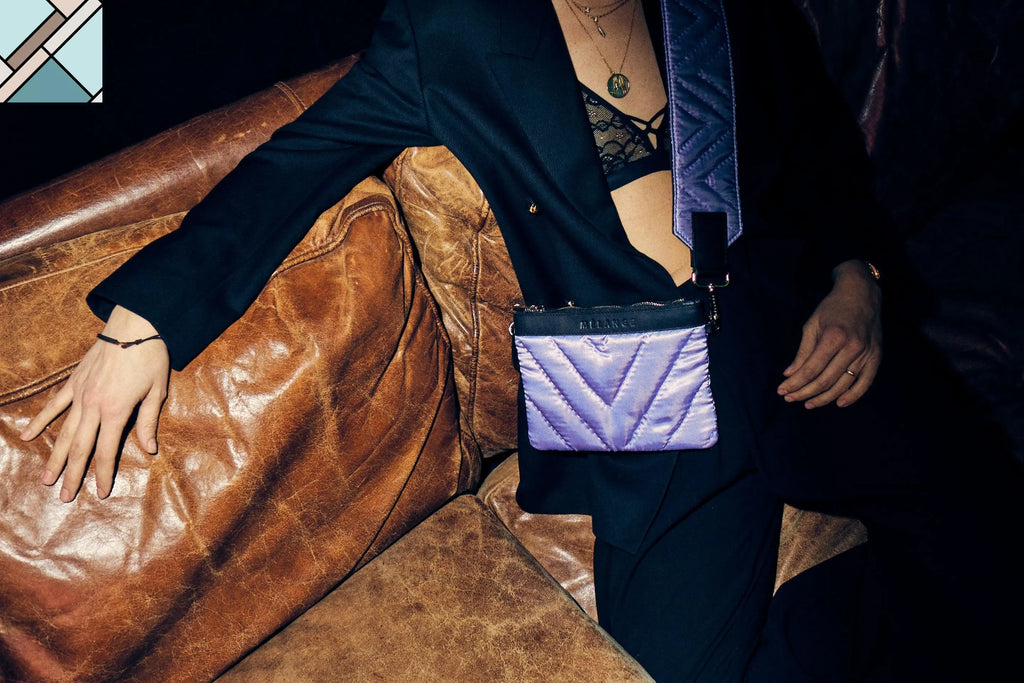 Şükran Satin Mini Shoulder Bag ATELIER MELANGE