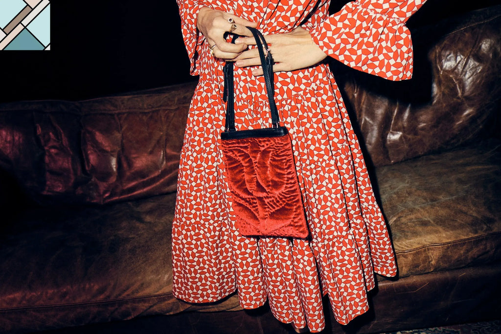 Şükran Velvet Mini Handbag ATELIER MELANGE