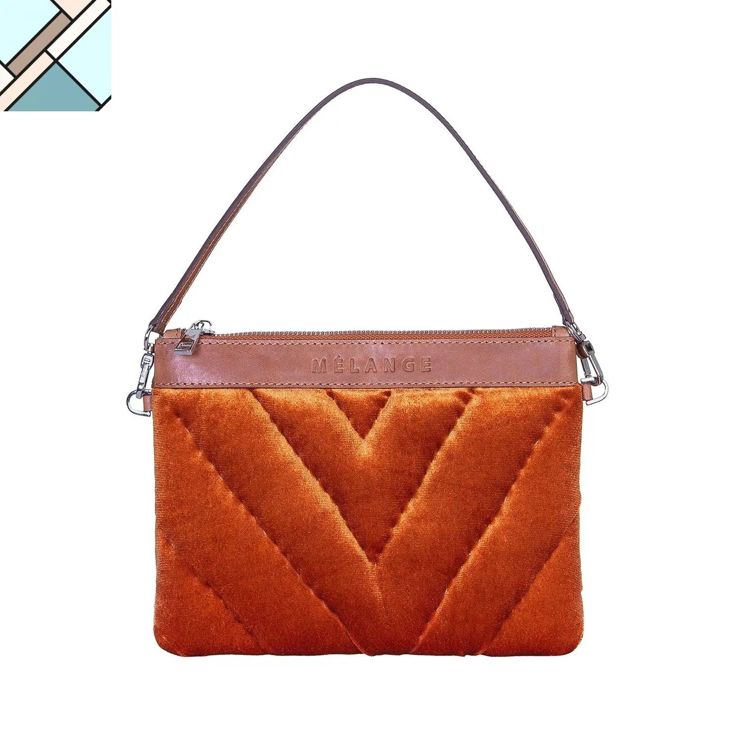 Şükran Velvet Mini Shoulder Bag ATELIER MELANGE
