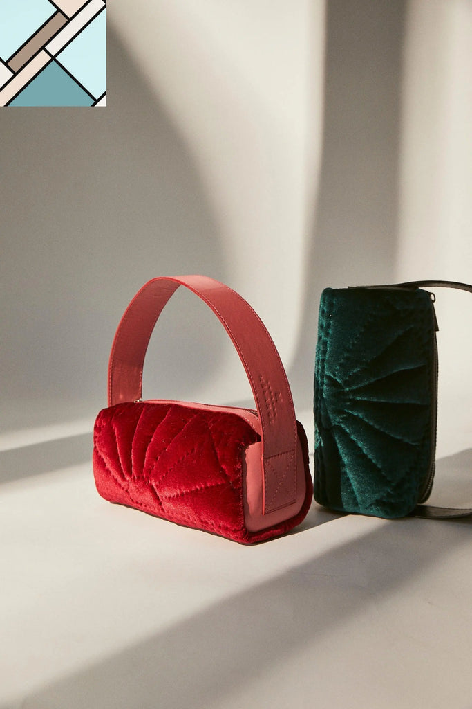 Şükran Velvet Saddle Bag ATELIER MELANGE