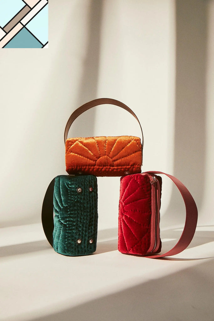 Şükran Velvet Saddle Bag ATELIER MELANGE