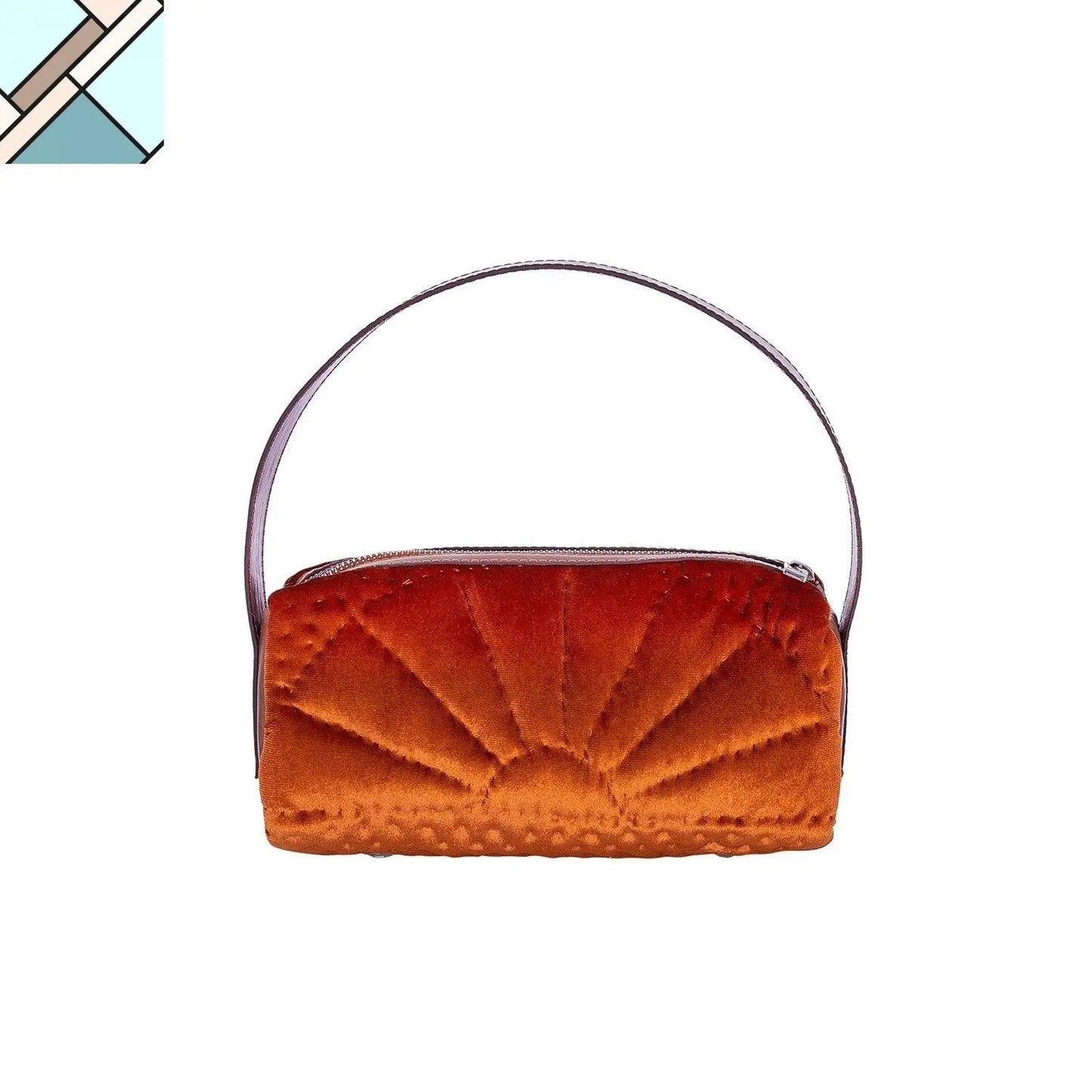 Şükran Velvet Saddle Bag ATELIER MELANGE
