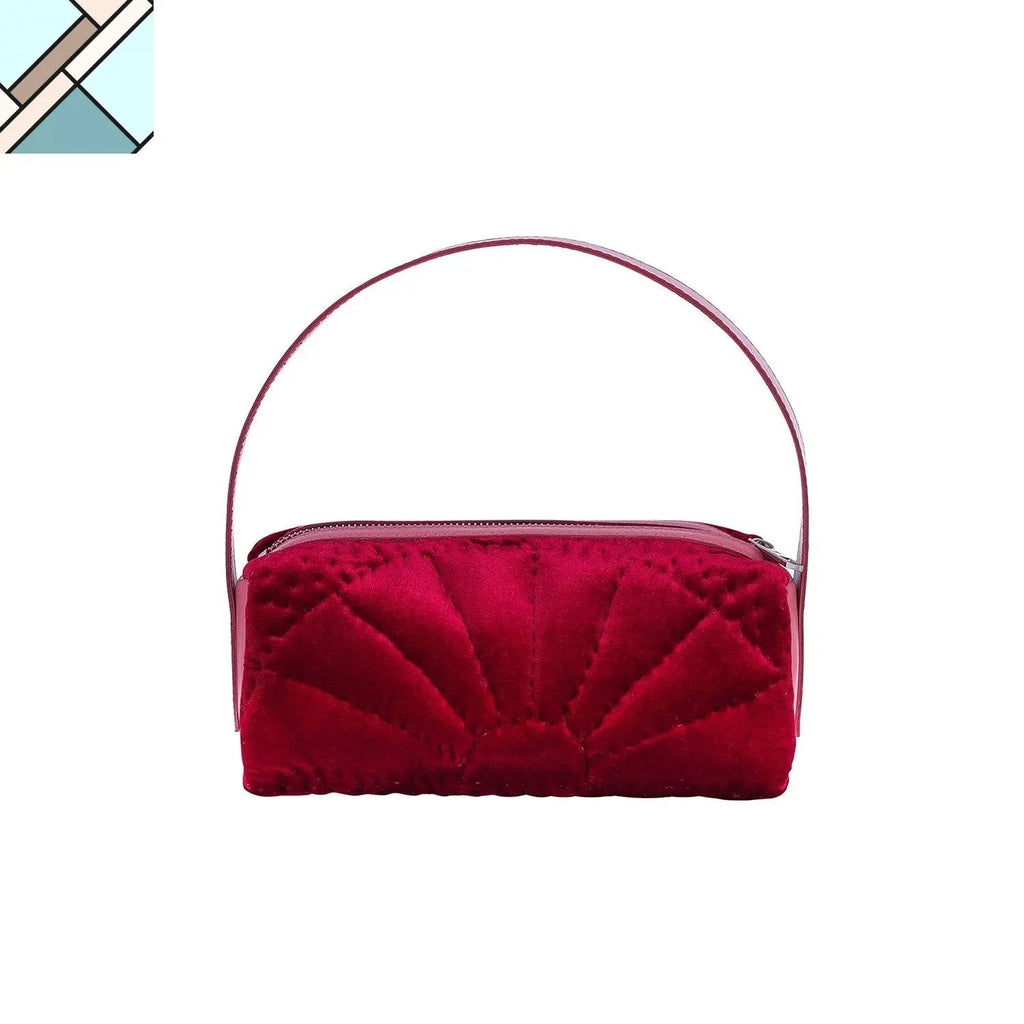 Şükran Velvet Saddle Bag ATELIER MELANGE