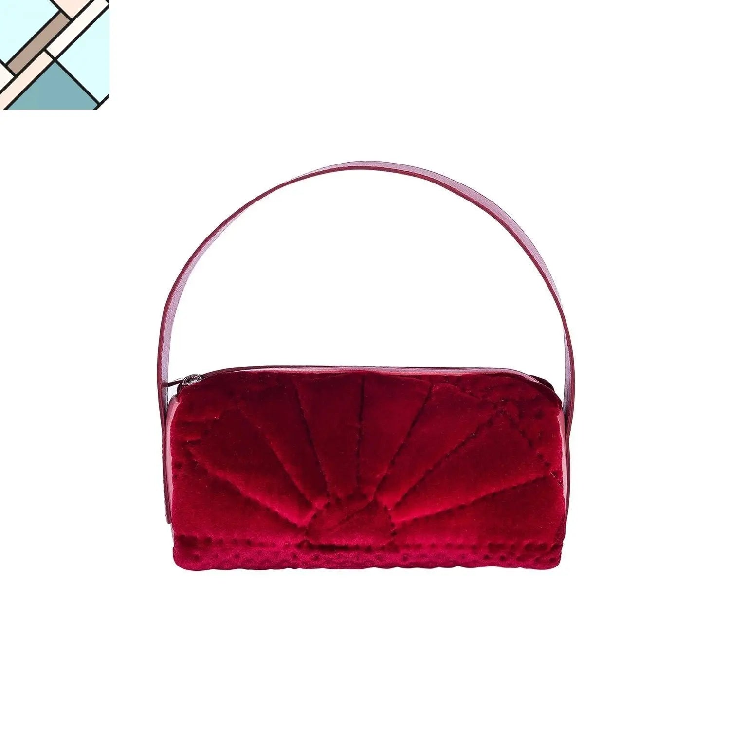 Şükran Velvet Saddle Bag ATELIER MELANGE