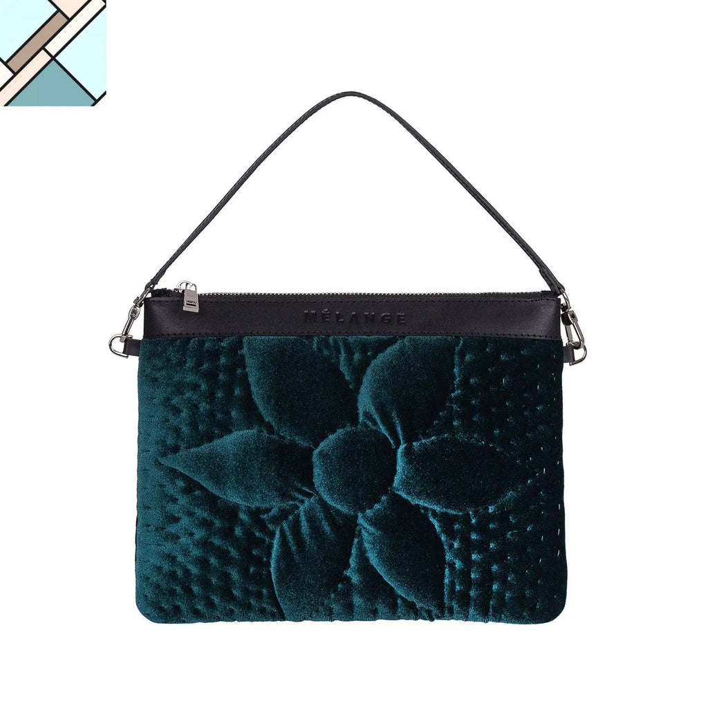 Şükran Velvet Shoulder Bag ATELIER MELANGE