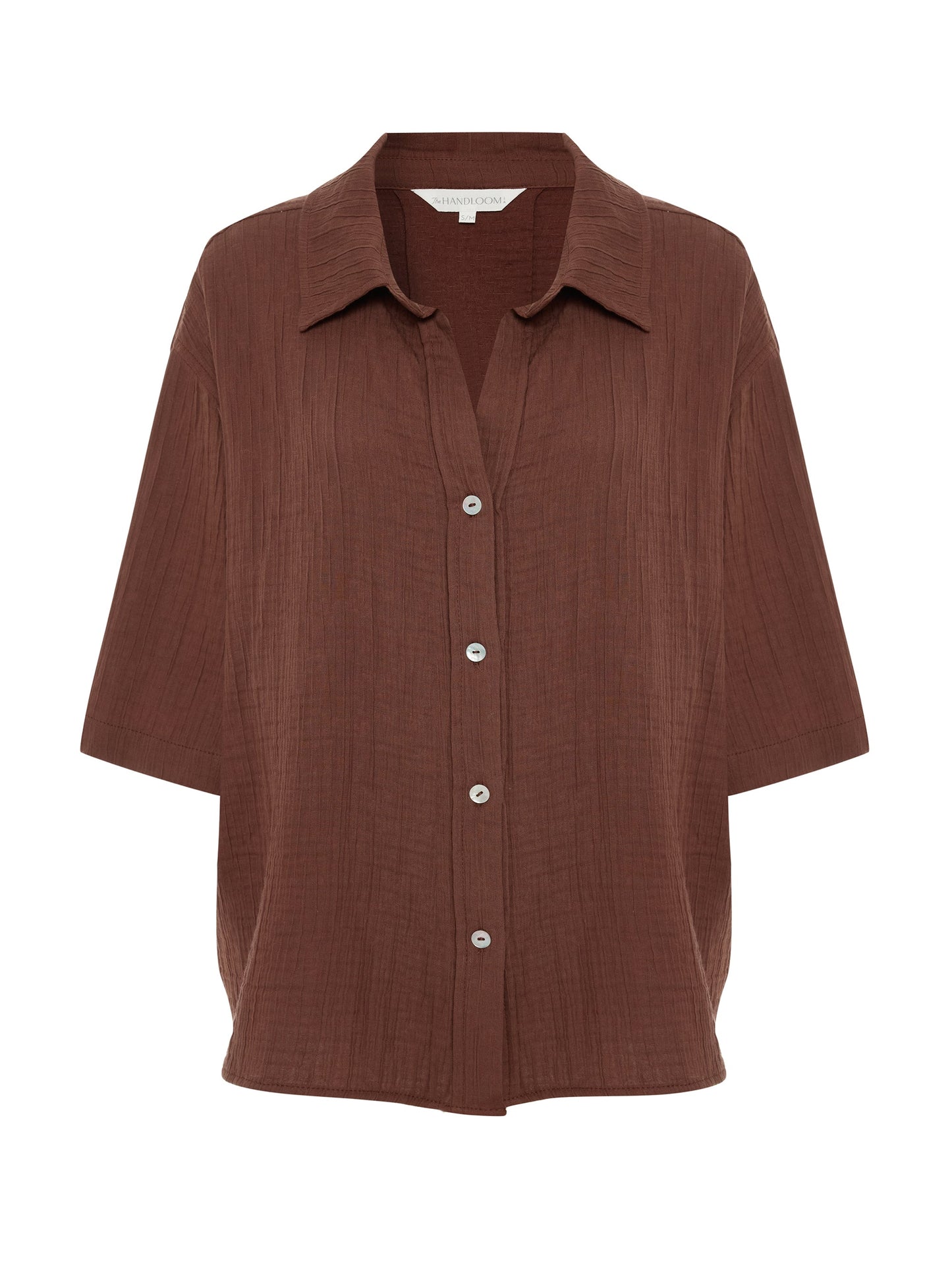 Kaya Boyfriend Shirt - Terracotta