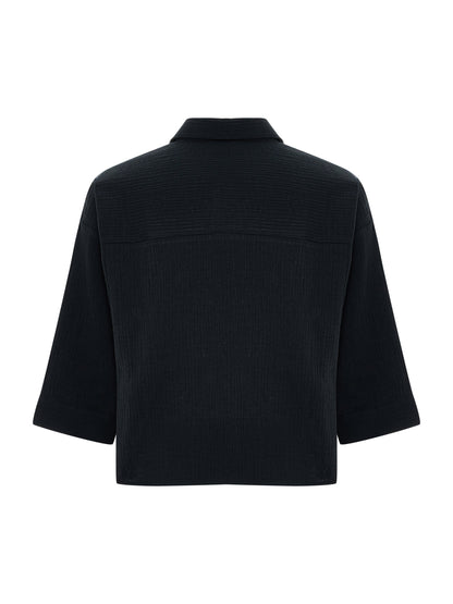 Aura Mini Shirt - Black