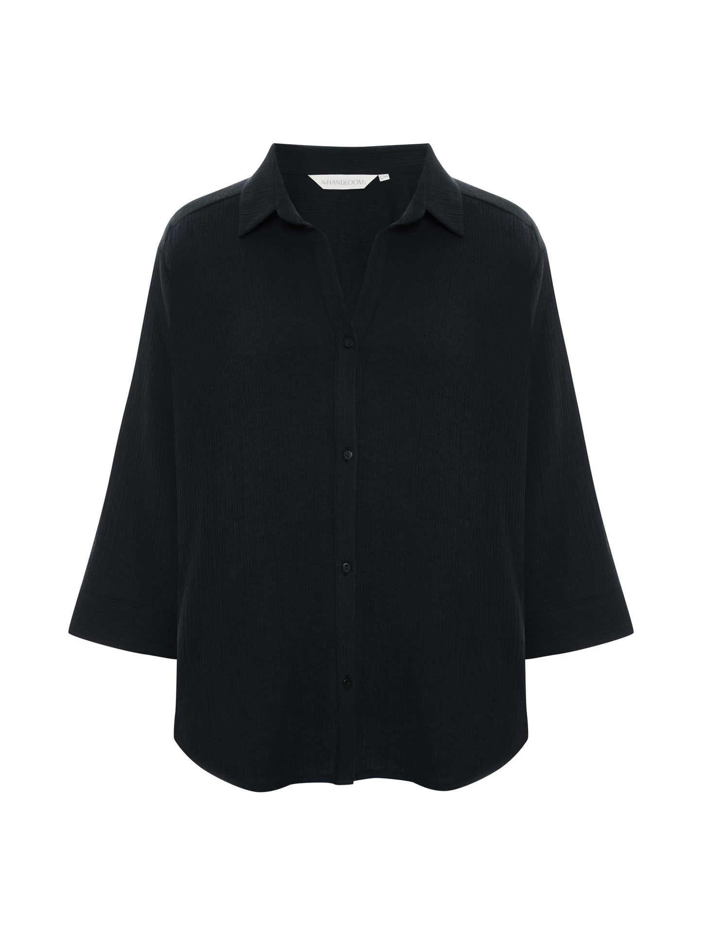 Aura Maxi Shirt - Black