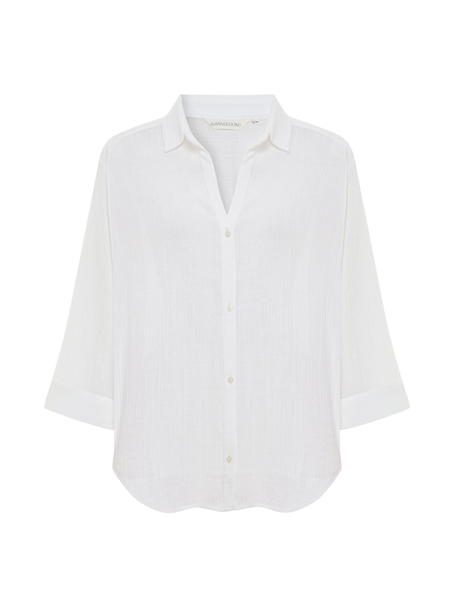 Aura Maxi Shirt - White