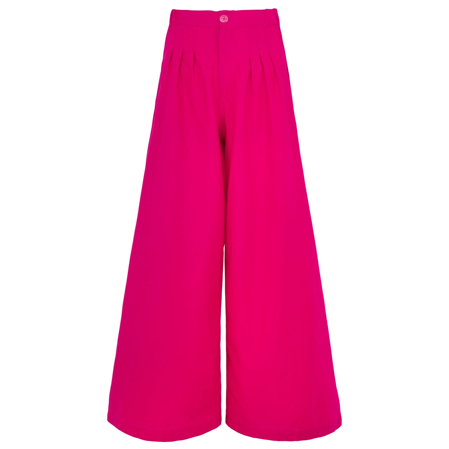 TAYLOR Wide-Leg Palazzo Pants in Hot Pink